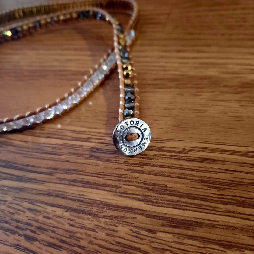 VICTORIA EMERSON Beaded Wrap Bracelet BOHEMIAN! - Picture 3 of 9